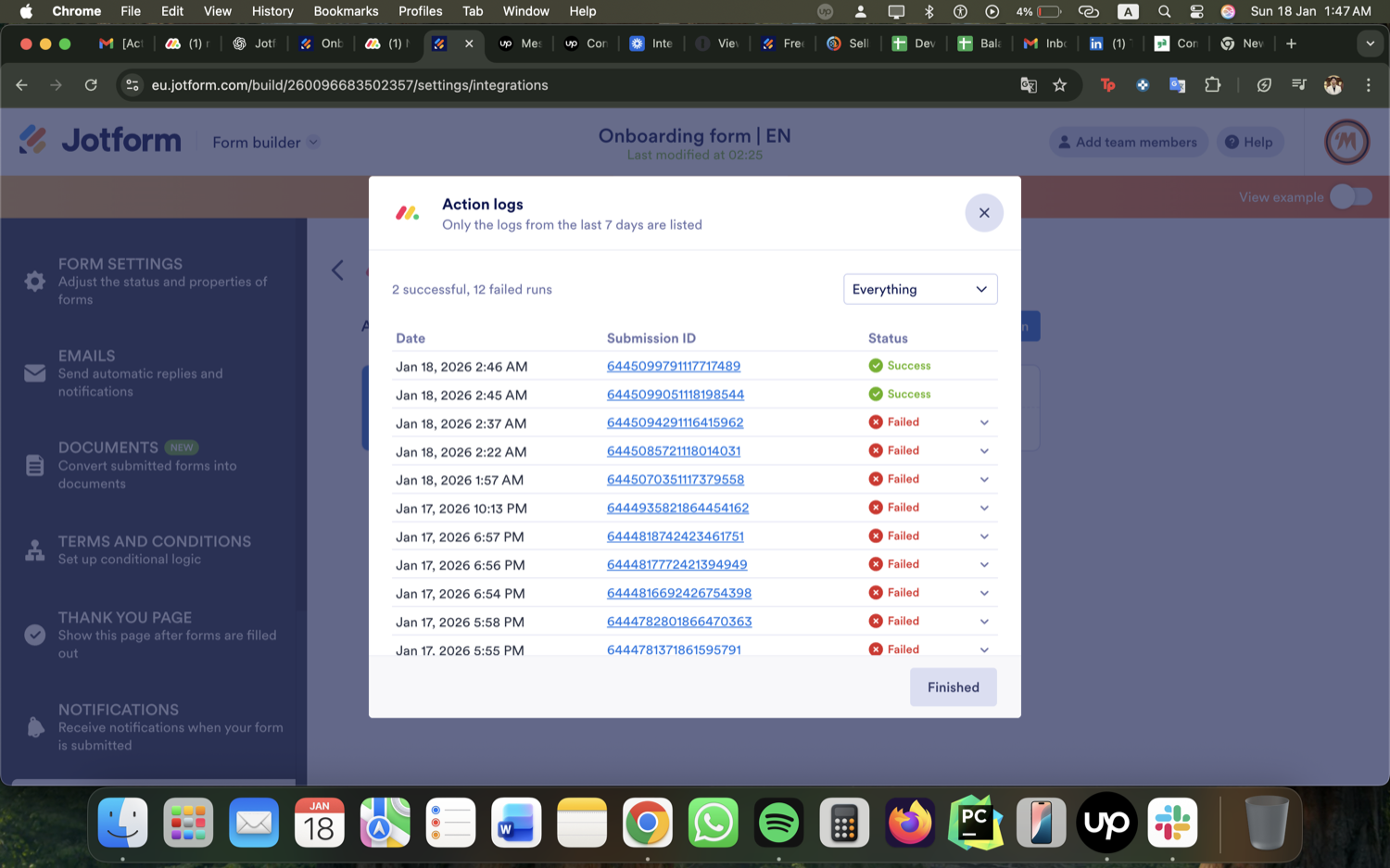 Client Onboarding Automation - JotForm to Monday.com screenshot 2